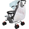 image:imageAccmor Universal Stroller Organizer Large Storage Stroller Bag Fits for Uppababy Nuna Britax Doona Strollers NonSlip Adjustable Storage Mesh Caddy Accessories for Stroller CribWhite