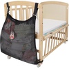 image:imageAccmor Universal Stroller Organizer Large Storage Stroller Bag Fits for Uppababy Nuna Britax Doona Strollers NonSlip Adjustable Storage Mesh Caddy Accessories for Stroller CribBlack