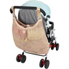 image:imageAccmor Universal Stroller Organizer Large Storage Stroller Bag Fits for Uppababy Nuna Britax Doona Strollers NonSlip Adjustable Storage Mesh Caddy Accessories for Stroller CribKhaki