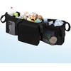 image:imageAccmor Double Stroller Organizer for Bob Duallie and Baby Jogger City Mini GT2 Double Baby Stroller Caddy Bag Organizer Accessories