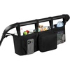 image:imageAccmor Double Stroller Organizer for Bob Duallie and Baby Jogger City Mini GT2 Double Baby Stroller Caddy Bag Organizer Accessories