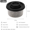 image:imageAccmor Salt and Pepper Shakers Mini Salt Shaker to go Moisture Proof Salt Pepper Shakers Spice Container Dispenser for Camping Picnic Lunch Boxes Travel KitchenBlack Red