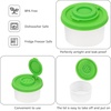 image:imageAccmor Salt and Pepper Shakers Mini Salt Shaker to go Moisture Proof Salt Pepper Shakers Spice Container Dispenser for Camping Picnic Lunch Boxes Travel KitchenGreen