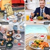 image:imageAccmor Salt and Pepper Shakers Mini Salt Shaker to go Moisture Proof Salt Pepper Shakers Spice Container Dispenser for Camping Picnic Lunch Boxes Travel KitchenRed