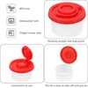 image:imageAccmor Salt and Pepper Shakers Mini Salt Shaker to go Moisture Proof Salt Pepper Shakers Spice Container Dispenser for Camping Picnic Lunch Boxes Travel KitchenRed Green