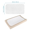 image:imageAccmor 3 Pack Waterproof Changing Pad Liners Diaper Changing Pad Covers GreyWhite
