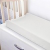 image:imageAccmor Muslin Baby Changing Pad Cover 100 Cotton Universal Fitted Diaper Change Table Pad Covers for Girls Boys Soft Breathable Changing Pad Sheets 2 PackLight Gray  Sage