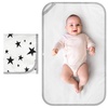 image:imageAccmor Portable Diaper Changing Pad Foldable Waterproof Baby Changing Mat for Diaper Bag Compact Lightweight Baby Changing Mat for TravelBlack Star