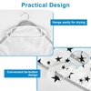 image:imageAccmor Portable Diaper Changing Pad Foldable Waterproof Baby Changing Mat for Diaper Bag Compact Lightweight Baby Changing Mat for TravelBlack Star