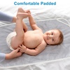 image:imageAccmor Portable Diaper Changing Pad Foldable Waterproof Baby Changing Mat for Diaper Bag Compact Lightweight Baby Changing Mat for TravelGrey Cloud