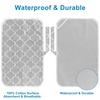 image:imageAccmor Portable Diaper Changing Pad Foldable Waterproof Baby Changing Mat for Diaper Bag Compact Lightweight Baby Changing Mat for TravelGrey Cloud
