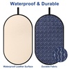 image:imageAccmor Portable Diaper Changing Pad PU Leather Baby Diaper Changing Mat Waterproof Baby Changing Mat for Travel or at Home UseBlue Cloud