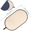 image:imageAccmor Portable Diaper Changing Pad PU Leather Baby Diaper Changing Mat Waterproof Baby Changing Mat for Travel or at Home UseBlue Cloud