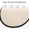image:imageAccmor Portable Diaper Changing Pad PU Leather Baby Diaper Changing Mat Waterproof Baby Changing Mat for Travel or at Home UseGrey Geometry