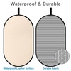 image:imageAccmor Portable Diaper Changing Pad PU Leather Baby Diaper Changing Mat Waterproof Baby Changing Mat for Travel or at Home UseGrey Geometry