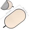 image:imageAccmor Portable Diaper Changing Pad PU Leather Baby Diaper Changing Mat Waterproof Baby Changing Mat for Travel or at Home UseGrey Geometry