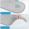image:imageAccmor Waterproof Changing Pad Liners Diaper Changing Pad Covers 3 Count GreyGrey