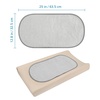 image:imageAccmor Waterproof Changing Pad Liners Diaper Changing Pad Covers 3 Count GreyGrey