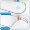 image:imageAccmor Waterproof Changing Pad Liners Diaper Changing Pad Covers 3 Count GreyWhite
