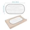 image:imageAccmor Waterproof Changing Pad Liners Diaper Changing Pad Covers 3 Count GreyWhite