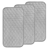 image:imageAccmor 3 Pack Waterproof Changing Pad Liners Diaper Changing Pad Covers GreyGrey