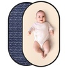 image:imageAccmor Portable Diaper Changing Pad PU Leather Baby Diaper Changing Mat Waterproof Baby Changing Mat for Travel or at Home UseBlue Cloud