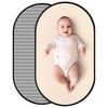 image:imageAccmor Portable Diaper Changing Pad PU Leather Baby Diaper Changing Mat Waterproof Baby Changing Mat for Travel or at Home UseGrey Geometry