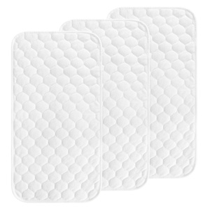 image:imageAccmor 3 Pack Waterproof Changing Pad Liners Diaper Changing Pad Covers GreyWhite