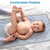 image:imageAccmor Portable Diaper Changing Pad Waterproof Baby Changing Mat Foldable Portable Travel Changing Pads for Baby GreyGrey 26 X14 