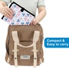 image:imageAccmor Portable Diaper Changing Pad Waterproof Baby Changing Mat Foldable Portable Travel Changing Pads for Baby GreyTriangle 26 X14 