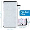 image:imageAccmor Portable Diaper Changing Pad Waterproof Baby Changing Mat Foldable Portable Travel Changing Pads for Baby GreyTriangle 26 X14 