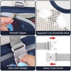 image:imageAccmor Toddler Harness Leash  Reflective Anti Lost Wrist Link Cute Car Kids Back Pack with Hand Strap Collapsible Child Walking Restraint Belt Tether Hold Baby Boys Close for Outdoor TravelNavy BlueBreathable Brachiosaurus