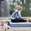 image:imageAccmor Toddler Harness Leash  Reflective Anti Lost Wrist Link Cute Car Kids Back Pack with Hand Strap Collapsible Child Walking Restraint Belt Tether Hold Baby Boys Close for Outdoor TravelNavy BlueBrachiosaurus