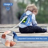 image:imageAccmor Toddler Harness Leash  Reflective Anti Lost Wrist Link Cute Car Kids Back Pack with Hand Strap Collapsible Child Walking Restraint Belt Tether Hold Baby Boys Close for Outdoor TravelBlueTyrannosaurus Rex