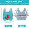 image:imageAccmor Toddler Harness Leash  Reflective Anti Lost Wrist Link Cute Car Kids Back Pack with Hand Strap Collapsible Child Walking Restraint Belt Tether Hold Baby Boys Close for Outdoor TravelLake BlueDinosaur