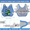 image:imageAccmor Toddler Harness Leash  Reflective Anti Lost Wrist Link Cute Car Kids Back Pack with Hand Strap Collapsible Child Walking Restraint Belt Tether Hold Baby Boys Close for Outdoor TravelBlueTyrannosaurus Rex