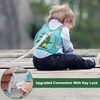 image:imageAccmor Toddler Harness Leash  Reflective Anti Lost Wrist Link Cute Car Kids Back Pack with Hand Strap Collapsible Child Walking Restraint Belt Tether Hold Baby Boys Close for Outdoor TravelTealCool Tyrannosaurus Rex