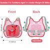 image:imageAccmor Toddler Harness Leash  Reflective Anti Lost Wrist Link Cute Car Kids Back Pack with Hand Strap Collapsible Child Walking Restraint Belt Tether Hold Baby Boys Close for Outdoor TravelPinkBreathable Deer