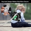 image:imageAccmor Toddler Harness Leash  Reflective Anti Lost Wrist Link Cute Car Kids Back Pack with Hand Strap Collapsible Child Walking Restraint Belt Tether Hold Baby Boys Close for Outdoor TravelBlackCute Tyrannosaurus Rex