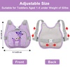 image:imageAccmor Toddler Harness Leash  Reflective Anti Lost Wrist Link Cute Car Kids Back Pack with Hand Strap Collapsible Child Walking Restraint Belt Tether Hold Baby Boys Close for Outdoor TravelPurpleDeer