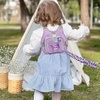 image:imageAccmor Toddler Harness Leash  Reflective Anti Lost Wrist Link Cute Car Kids Back Pack with Hand Strap Collapsible Child Walking Restraint Belt Tether Hold Baby Boys Close for Outdoor TravelPurpleDeer