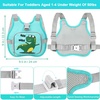 image:imageAccmor Toddler Harness Leash  Reflective Anti Lost Wrist Link Cute Car Kids Back Pack with Hand Strap Collapsible Child Walking Restraint Belt Tether Hold Baby Boys Close for Outdoor TravelTealCool Tyrannosaurus Rex