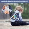 image:imageAccmor Toddler Harness Leash  Reflective Anti Lost Wrist Link Cute Car Kids Back Pack with Hand Strap Collapsible Child Walking Restraint Belt Tether Hold Baby Boys Close for Outdoor TravelNavy BlueCrane Dinosaur