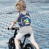 image:imageAccmor Toddler Harness Leash  Reflective Anti Lost Wrist Link Cute Car Kids Back Pack with Hand Strap Collapsible Child Walking Restraint Belt Tether Hold Baby Boys Close for Outdoor TravelNavy BlueCrane Dinosaur