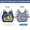 image:imageAccmor Toddler Harness Leash  Reflective Anti Lost Wrist Link Cute Car Kids Back Pack with Hand Strap Collapsible Child Walking Restraint Belt Tether Hold Baby Boys Close for Outdoor TravelNavy BlueCar  Excavator