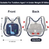 image:imageAccmor Toddler Harness Leash  Reflective Anti Lost Wrist Link Cute Car Kids Back Pack with Hand Strap Collapsible Child Walking Restraint Belt Tether Hold Baby Boys Close for Outdoor TravelNavy BlueBreathable Brachiosaurus