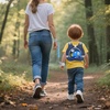 image:imageAccmor Toddler Harness Leash with Reflective Anti Lost Wrist Link Cute Train Kid Safty Walking Harness Adjustable Leashes Foldable Child Restraint Belt Tether Hold Baby Boy Close to Outdoor TravelNavy BlueTrain