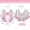 image:imageAccmor Toddler Harness Leash with Reflective Anti Lost Wrist Link Cute Train Kid Safty Walking Harness Adjustable Leashes Foldable Child Restraint Belt Tether Hold Baby Boy Close to Outdoor TravelPinkRabbit