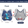 image:imageAccmor Toddler Harness Leash with Reflective Anti Lost Wrist Link Cute Train Kid Safty Walking Harness Adjustable Leashes Foldable Child Restraint Belt Tether Hold Baby Boy Close to Outdoor TravelNavy BlueBrachiosaurus