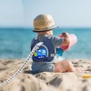 image:imageAccmor Toddler Harness Leash with Reflective Anti Lost Wrist Link Cute Train Kid Safty Walking Harness Adjustable Leashes Foldable Child Restraint Belt Tether Hold Baby Boy Close to Outdoor TravelNavy BlueTrain